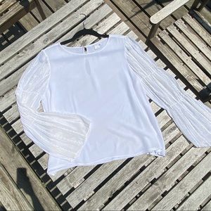 Club Monaco White Blouse